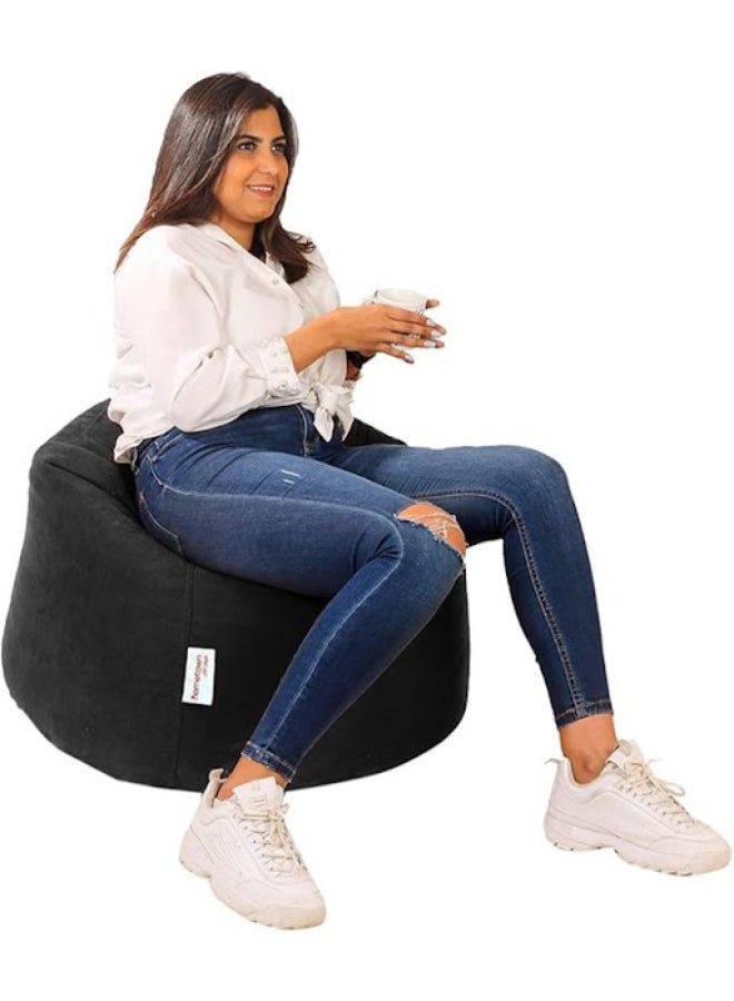 Hometown - Sabia Plain-Regular  Beanbags Black - Image 1