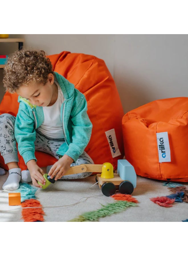 Ariika Jeans Little Todd Bean Bag Orange 28 × 40cm  - Image 2