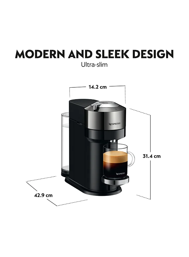 Nespresso Vertuo Next Metallic 1.1 L 1500 W GCV1-GB-MB-NE2 Metallic