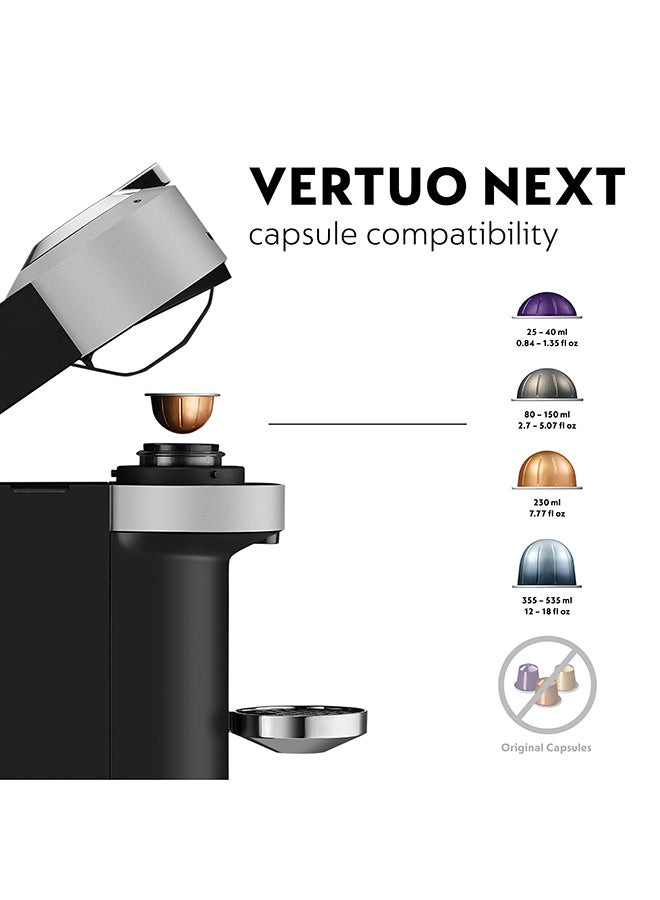 Nespresso - Vertuo Next Coffee Machine By Nespresso, Silver, 1.1L (UAE Version) 1.1 L 1500 W GCV1-GB-SI-NE2 Silver - Image 1