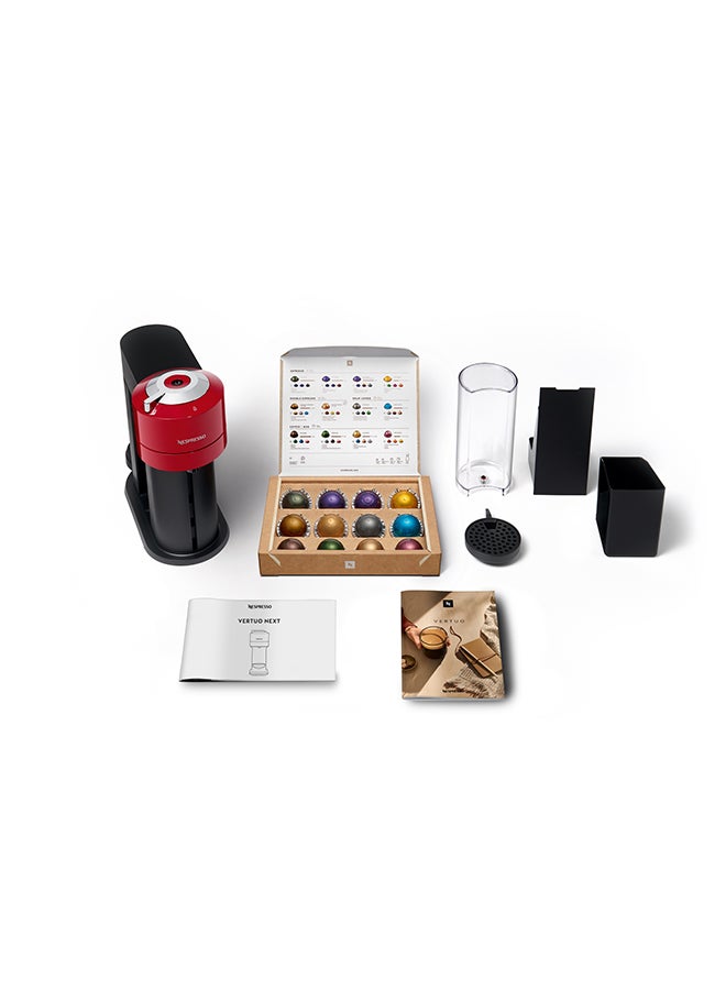 Nespresso - Nespresso Vertuo Next Red, Coffee Machine 1.1 L 1500 W GCV1-GB-RE-NE Red/Black - Image 1