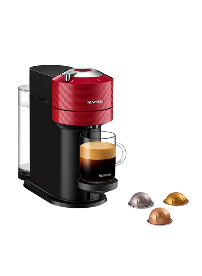 Nespresso - Nespresso Vertuo Next Red, Coffee Machine 1.1 L 1500 W GCV1-GB-RE-NE Red/Black - Image 1