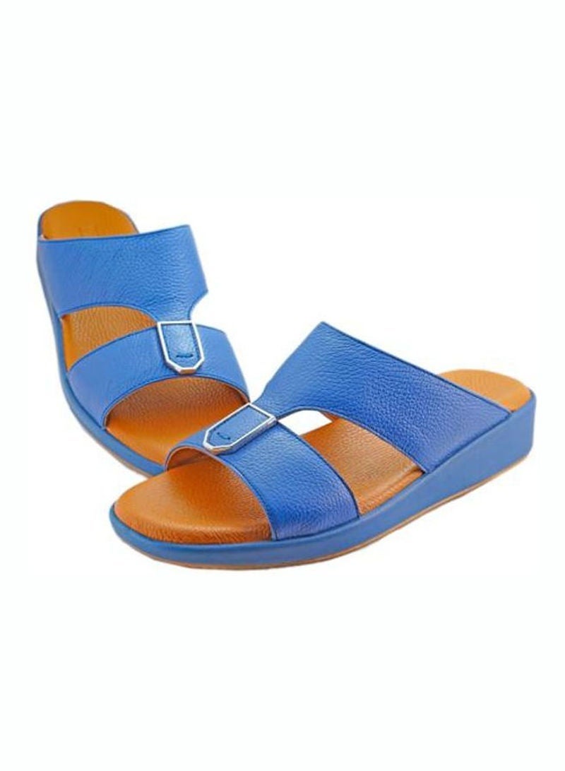barjeel uno Elegant Arabic Sandals Navy Blue - Image 2