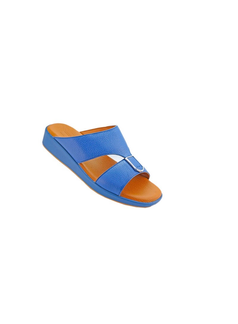 barjeel uno Elegant Arabic Sandals Navy Blue - Image 1