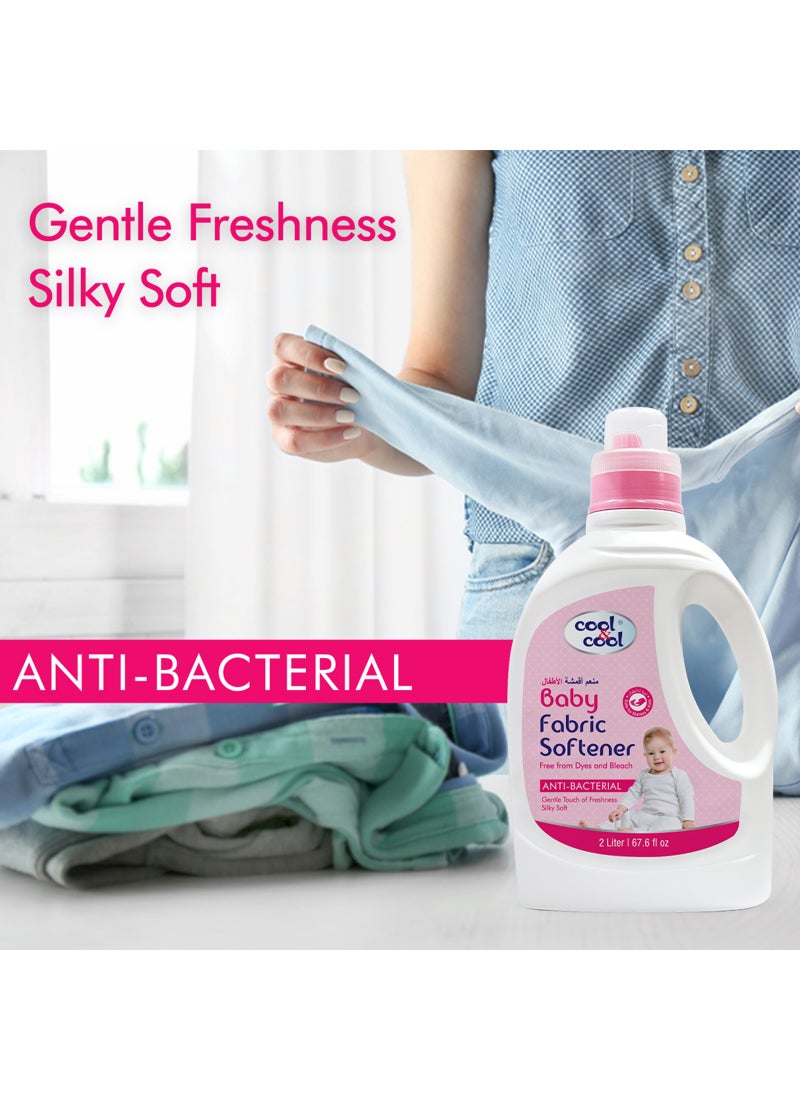 Cool & Cool Baby Fabric Softner 2 Liter White/Pink 2Liters - Image 3