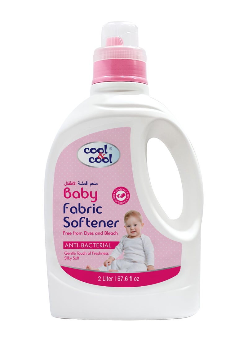 Cool & Cool Baby Fabric Softner 2 Liter White/Pink 2Liters - Image 1