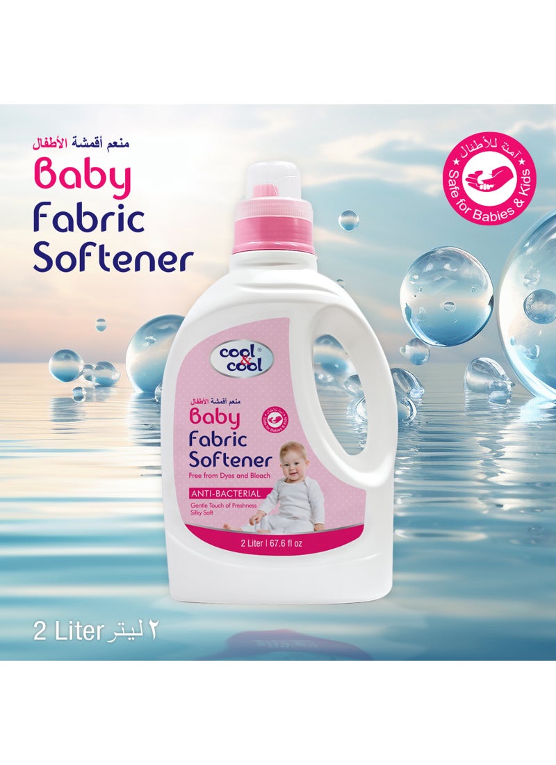Cool & Cool Baby Fabric Softner 2 Liter White/Pink 2Liters - Image 5