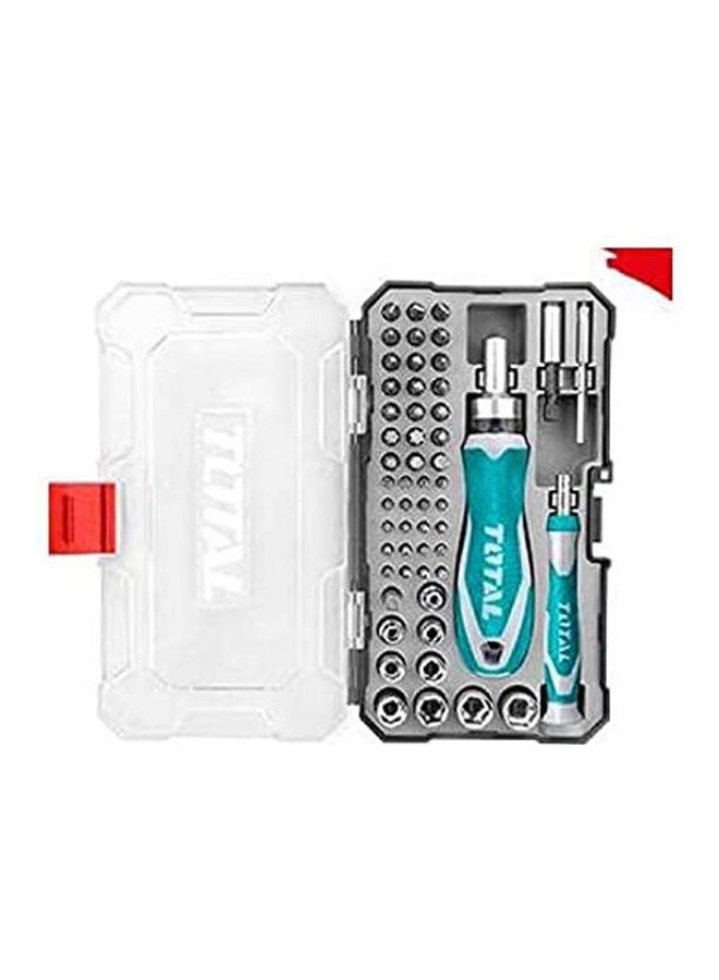 Total Tacsd30556 55Pcs Screwdriver Bits Set Multicolour 20.2 x 11.4 x 4.2cm