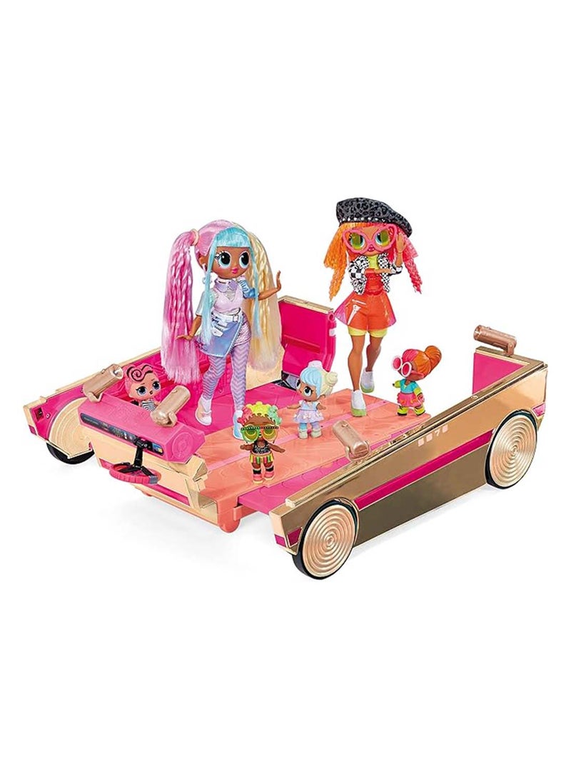 إل أو إل سربرايز! سيارة كروزر للحفلات 3 في 1 مع لعبة سربرايز بو طراز MGA-118305 - Image 4