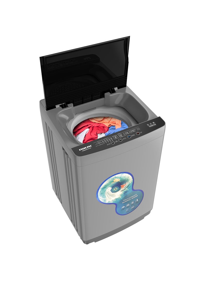 نيكاي غسالة أوتوماتيكية بالكامل بتحميل علوي 7 kg 29.66 kW NWM800TN10P فضي  - Image 2