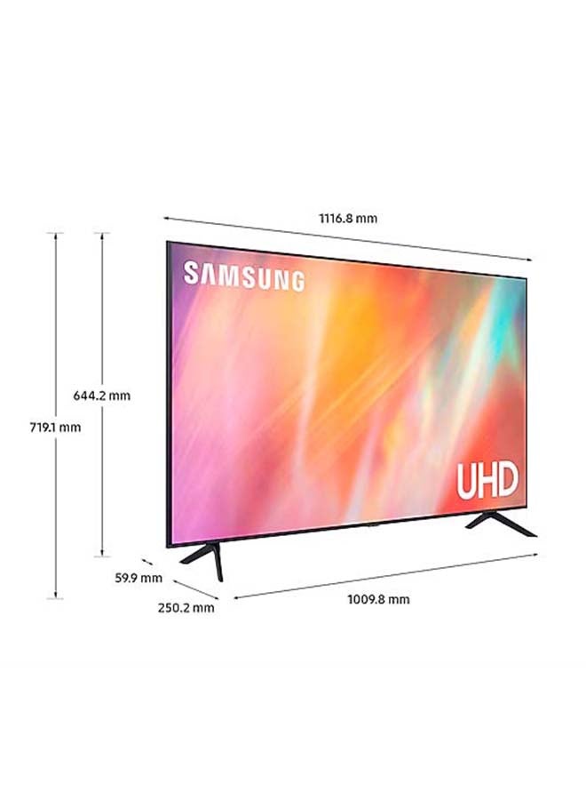 Samsung 50-Inch Crystal UHD 4K Flat Smart TV (2021) UE50AU7100 Black - Image 3