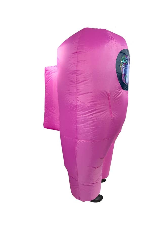 Among Us Inflatable Adult Costume Pink     10514 - Image 4