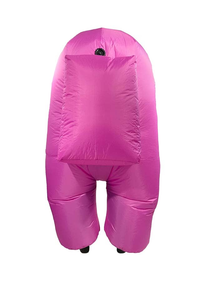 Among Us Inflatable Adult Costume Pink     10514 - Image 2