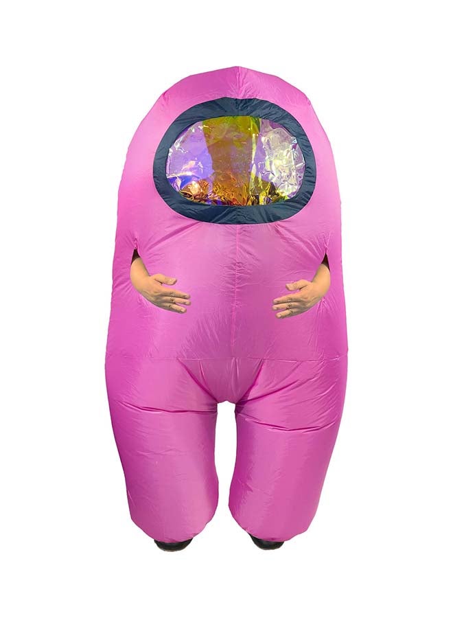 Among Us Inflatable Adult Costume Pink     10514 - Image 5