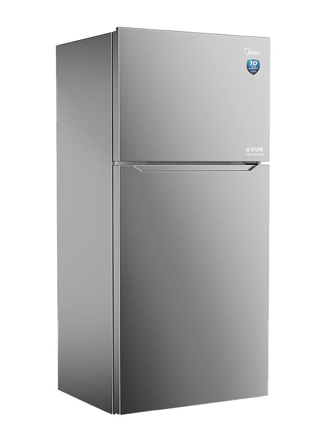 Midea Midea 845L Gross Top Mount Double Door Refrigerator, 2 Doors Total No Frost Fridge Freezer, Humidity Control, Active-C Fresh, Multi-Air Flow, LED Display, Electronic Control, Stainless Steel HD845FWES HD845FWES Grey  - Image 1