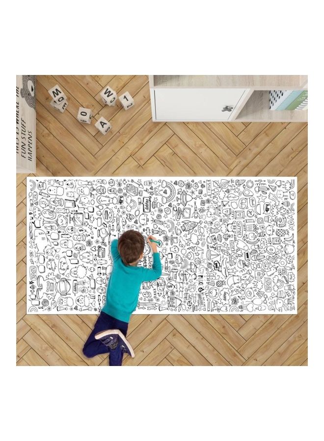 Mamas Gift Giant Coloring Roll- Assorted 180 x 90cm - Image 1