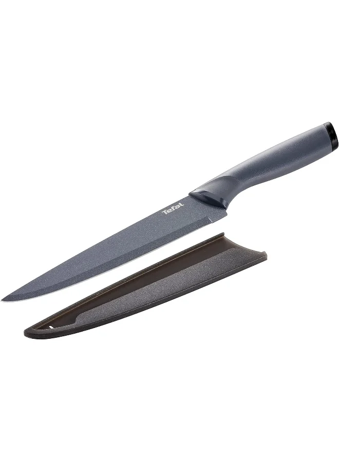 Tefal Slicing Knife With Cover Grey 20cm