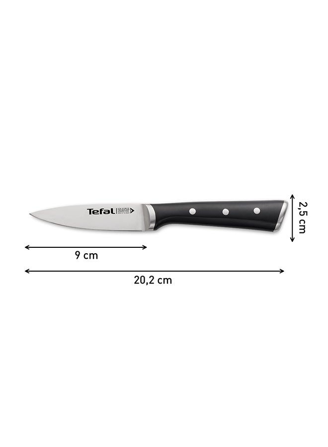 TEFAL Ice Force Paring Knife | 9 Cm | Kitchen Knife | German Stainless Steel Blade | Long-Lasting Cutting Performance and Sharpness | Dishwasher safe | Black | 2 Years Warranty | K2320514 Black 9cm - pnsku/N51449304A/45/_/1739712574/51aa744b-28f6-40af-8cbf-da40565bc183