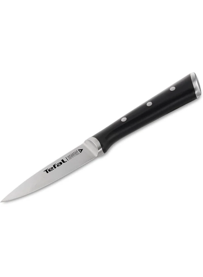 Tefal Ice Force Paring Knife | 9 Cm | Kitchen Knife Silver/Black 9cm