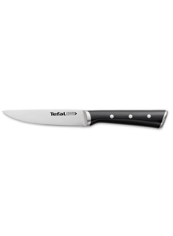 Tefal TEFAL Ice Force Utility Knife | 11 Cm | Kitchen Knife | German Stainless Steel Blade | Long-Lasting Cutting Performance and Sharpness | Dishwasher safe | Black | 2 Years Warranty | K2320914