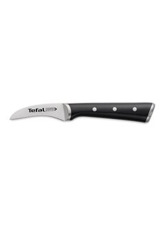 Tefal TEFAL Ice Force Curved Paring Knife | 7cm | Kitchen Knife | German Stainless Steel Blade | Long-Lasting Cutting Performance and Sharpness | Dishwasher safe | Black | 2 Years Warranty | K2321214 Black 7cm  - Image 2