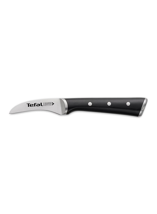 Tefal - TEFAL Ice Force Curved Paring Knife | 7cm | Kitchen Knife | German Stainless Steel Blade | Long-Lasting Cutting Performance and Sharpness | Dishwasher safe | Black | 2 Years Warranty | K2321214 Black 7cm - Image 1