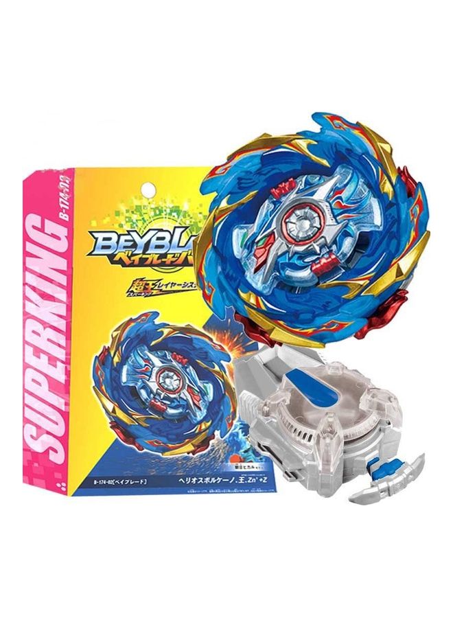 بي بليد لعبة بيرست B-174 سوبر كينغ مع جهاز إطلاق أزرق