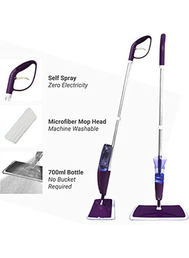 MOB Floor Mop With Spray For Polishing And Sterilizing Ceramic And Marble Purple 700ml - Image 3