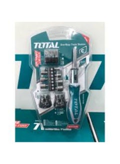 TOTAL 24 Pcs Ratchet Screwdriver Set Multicolour 