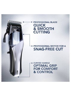 WAHL Multi Cut Pro Lithium Ion Rechargeable Hair Clipper Kit Silver/Black 0.6kg  - Image 2