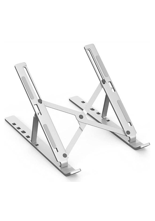 Aluminum Laptop Stand Portable Silver - Image 1