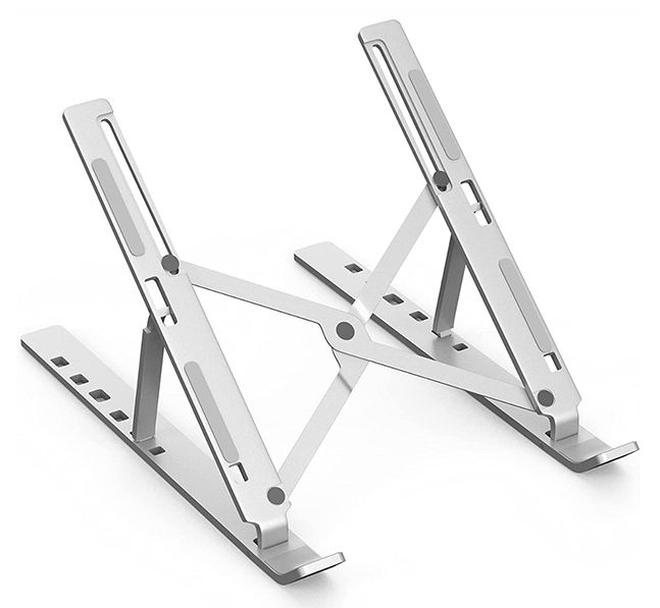 Aluminum Laptop Stand Portable Silver - Image 1