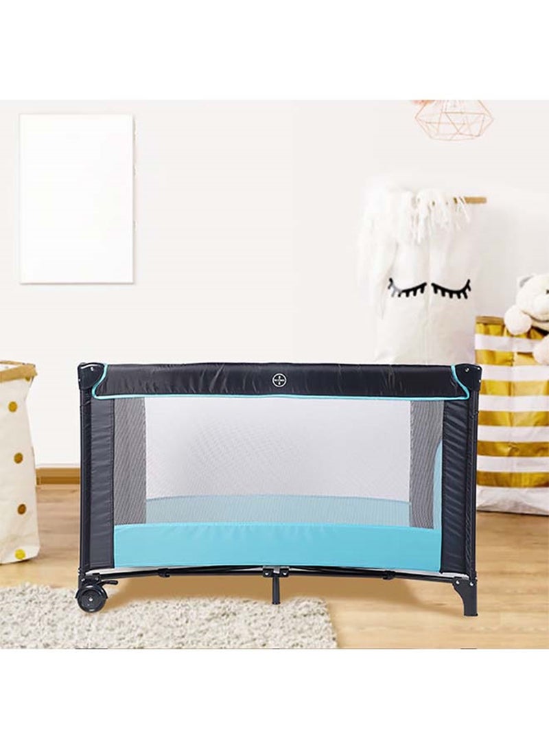 Kidle - Baby Folding Bed With Cushion And Wheels - Image 1