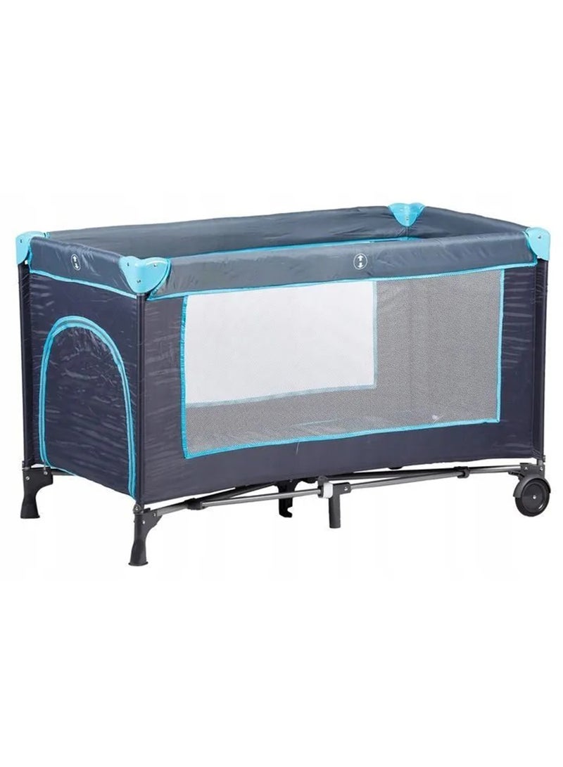 Kidle - Baby Folding Bed With Cushion And Wheels - Image 1