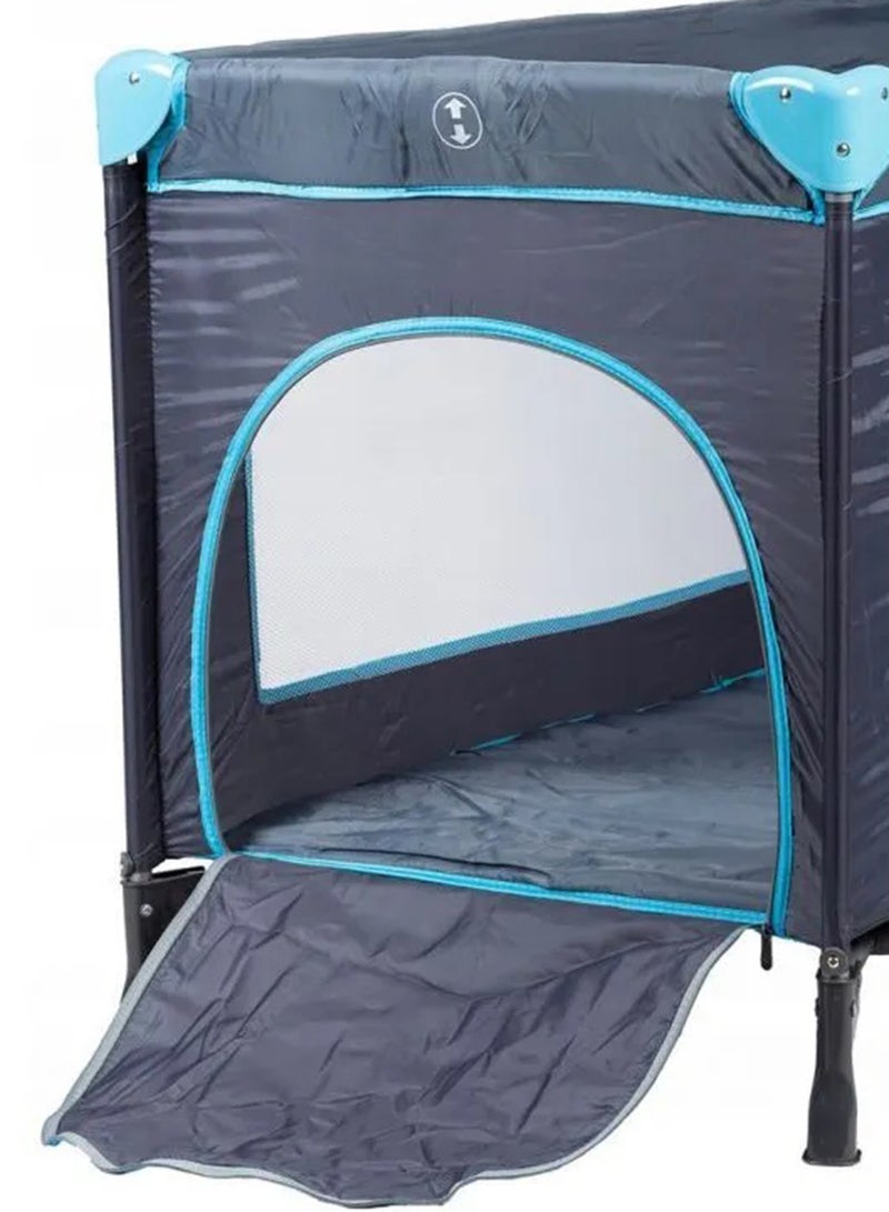 Kidle - Baby Folding Bed With Cushion And Wheels - Image 1
