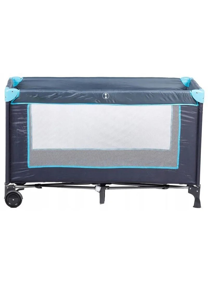 Kidle - Baby Folding Bed With Cushion And Wheels - Image 1