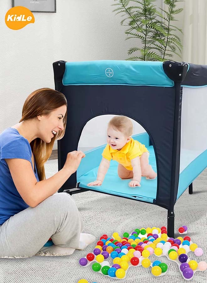 Kidle Baby Folding Bed With Cushion And Wheels - Image 5