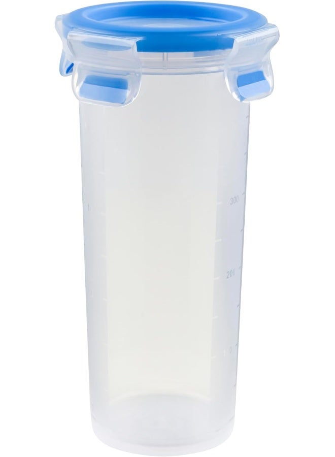 Tefal - Masterseal Fresh Round Plastic Food Container Clear 0.5Liters - Image 1