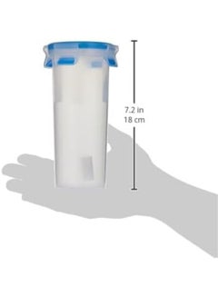 Tefal Masterseal Fresh Round Plastic Food Container Clear 0.5Liters  - Image 4