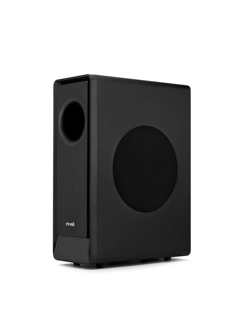 إيفولي ساوند بار 2.1 قناة مع صب ووفر لاسلكي وخاصية البلوتوث وشاشة LED EVAUD-SB241B أسود  - Image 3