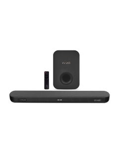 evvoli 2.1ch Soundbar With Wireless Subwofer, Bluetooth And LED Display 320W EVAUD-SB321B Black  - Image 1