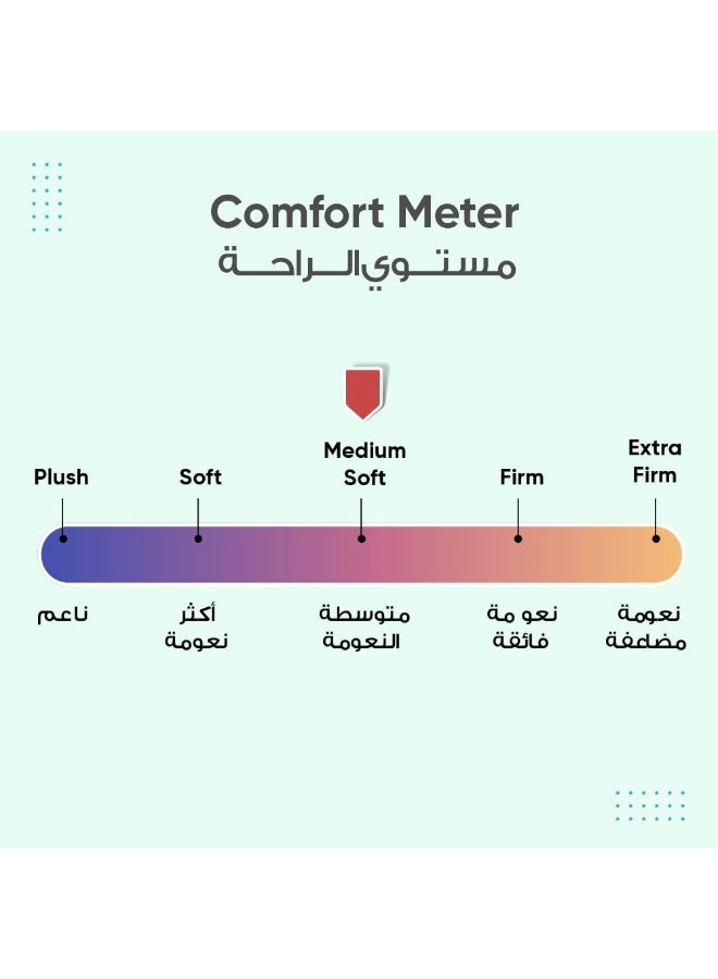 دانوب هوم أريكة نوم من القماش ذات 3 مقاعد من كلود سرير معدني قابل للتحويل أزرق محيطي 191x81x75.5سم - Image 4