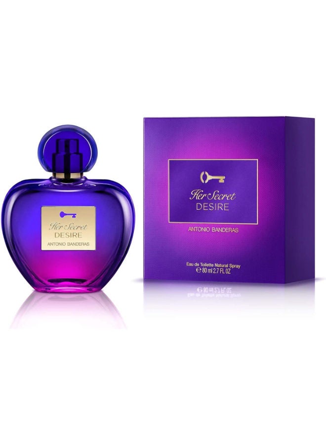 Antonio Banderas Her Secret Desire EDT 80ml - Image 1