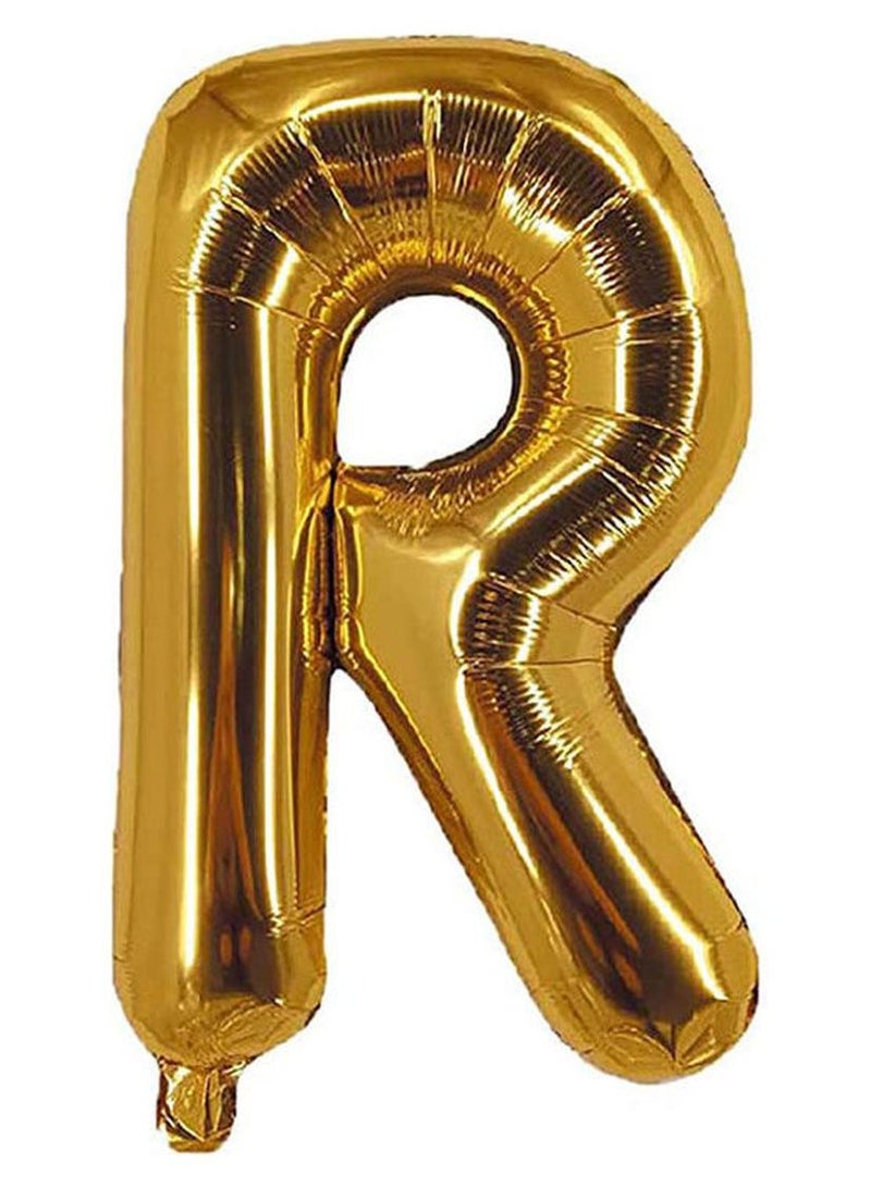 Party Time R Letter Foil Balloon