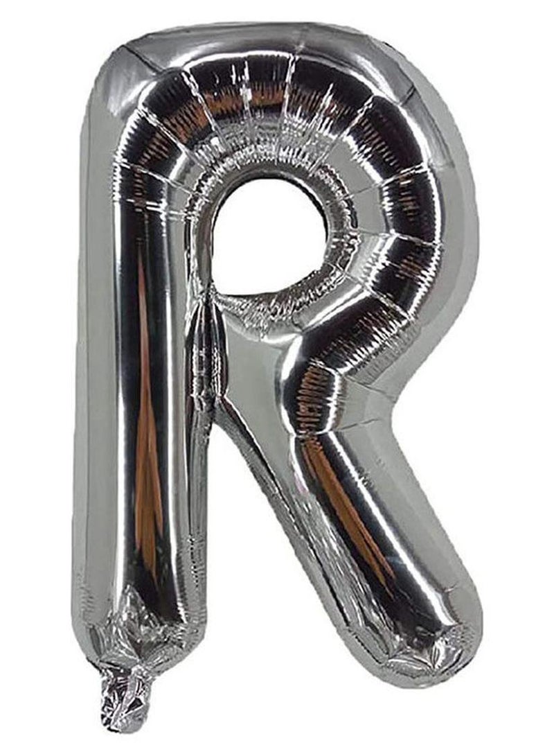 Party Time R Letter Foil Balloon