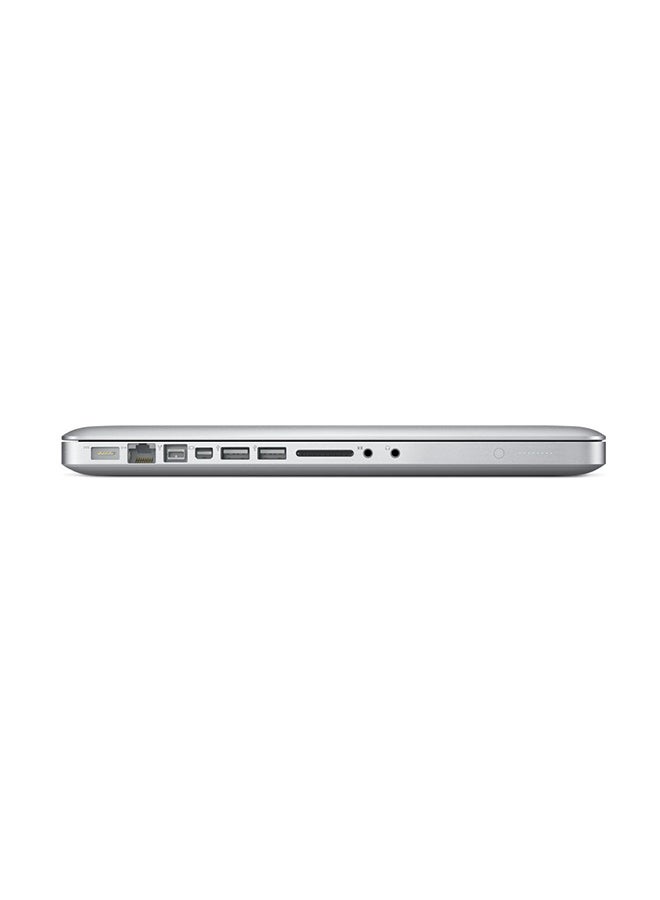 أبل - مجدد - جهاز ماك بوك برو (2010) A1286 MC371L/ بشاشة مقاس 15 بوصة ومعالج كور i5 وذاكرة رام سعة 4 جيجابايت ومحرك أقراص SSD سعة 120 جيجابايت وبطاقة رسومات إنفيديا جي فورس GT 330M اللغة الإنجليزية فضي - Image 1
