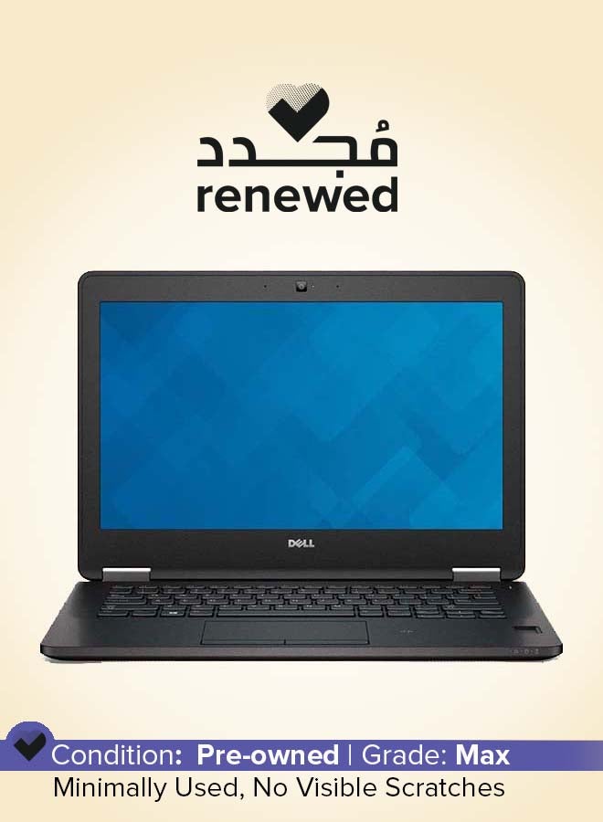 DELL Renewed - Latitude E7270 Ultrabook Laptop With 12-Inch Display, Core i5 Processor/6th Gen/8GB RAM/256GB SSD/Intel HD Graphics 520 English Black  - Image 1