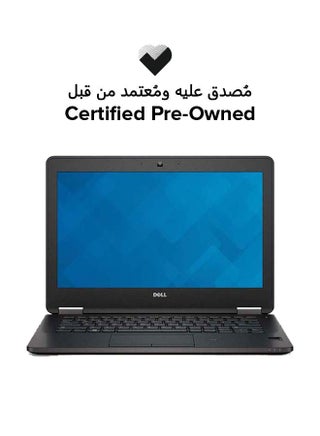 Renewed - Latitude E7270 Ultrabook Laptop With 12-Inch Display, Core i5 Processor/6th Gen/8GB RAM/256GB SSD/Intel HD Graphics 520 English Black - pnsku/N51552104A/45/_/1723618203/c6c4d5a2-3cf5-407e-a658-1353b194e429