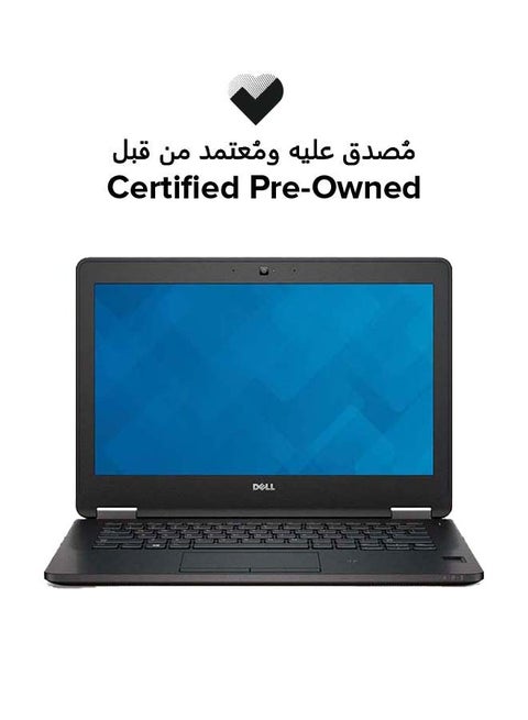 Renewed - Latitude E7270 Ultrabook Laptop With 12-Inch Display, Core i5 Processor/6th Gen/8GB RAM/256GB SSD/Intel HD Graphics 520 English Black