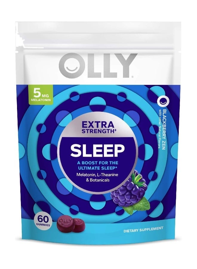 OLLY Extra Strength Sleep, Melatonin 5Mg - 60 Gummies Packaging May Vary - Image 1